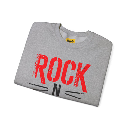 Rock 'n Roll Sweatshirt - Vintage Music Lover Gift