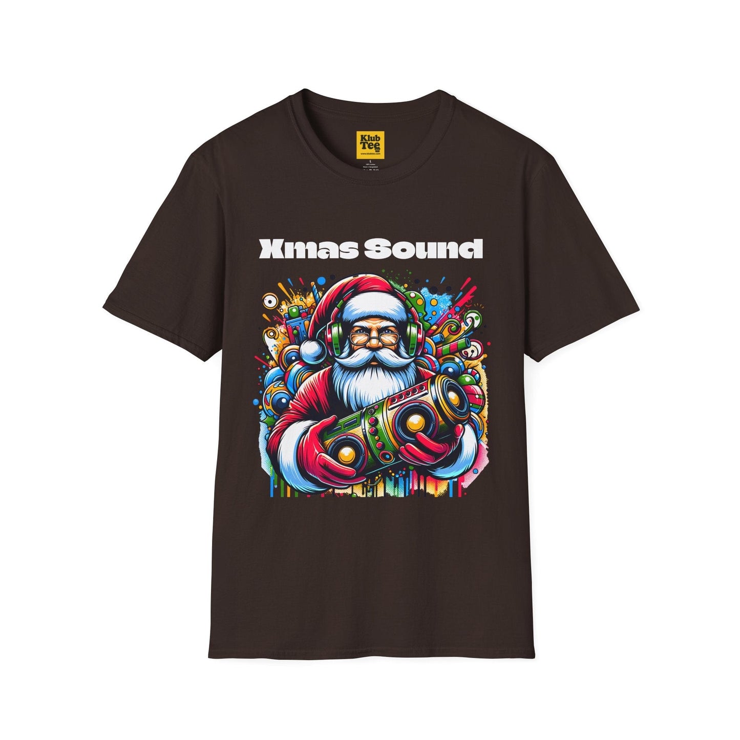 Santa DJ T-Shirt - Christmas Music Party Tee