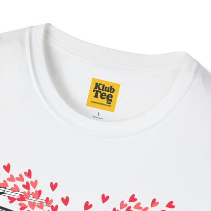 Love Music T-Shirt - Heart-Shaped Notes