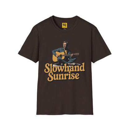 Slowhand Sunrise Guitarist T-Shirt | Vintage Clapton Tee