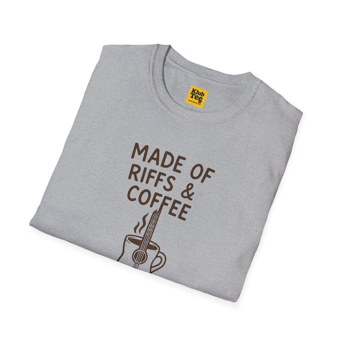 Made of Riffs & Coffee T-Shirt - Musician Life