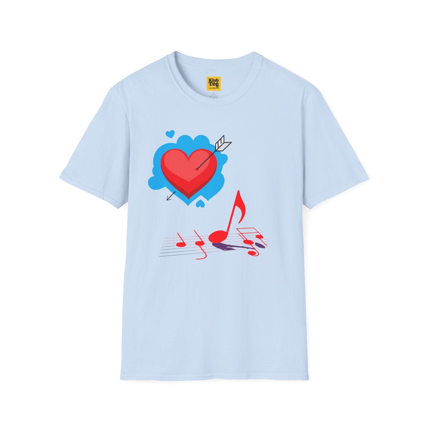 Music Love T-Shirt - Sweetheart Design