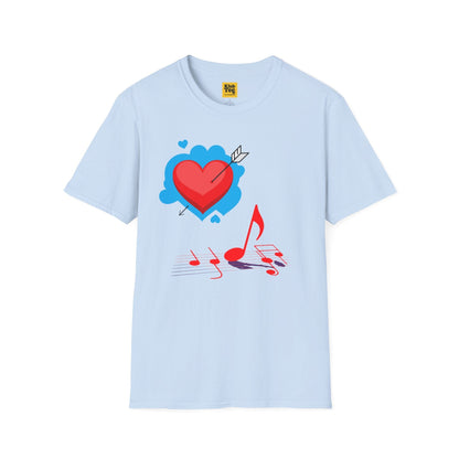Music Love T-Shirt - Sweetheart Design