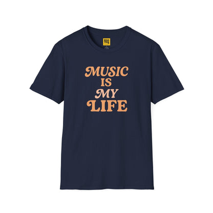 Music Is My Life T-Shirt - Retro Style