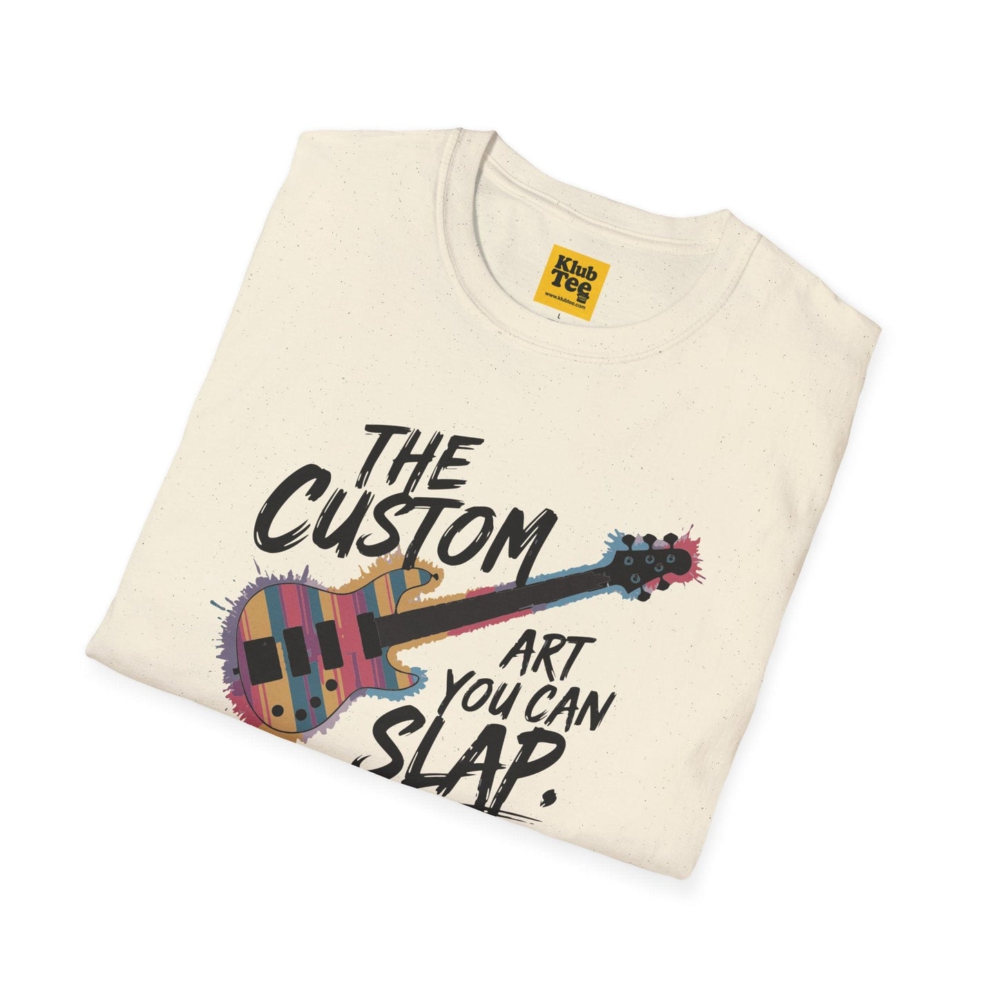 Custom Guitar Art T-Shirt - Artistic Design