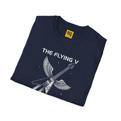 Flying V Guitar T-Shirt - Rock Icon Design