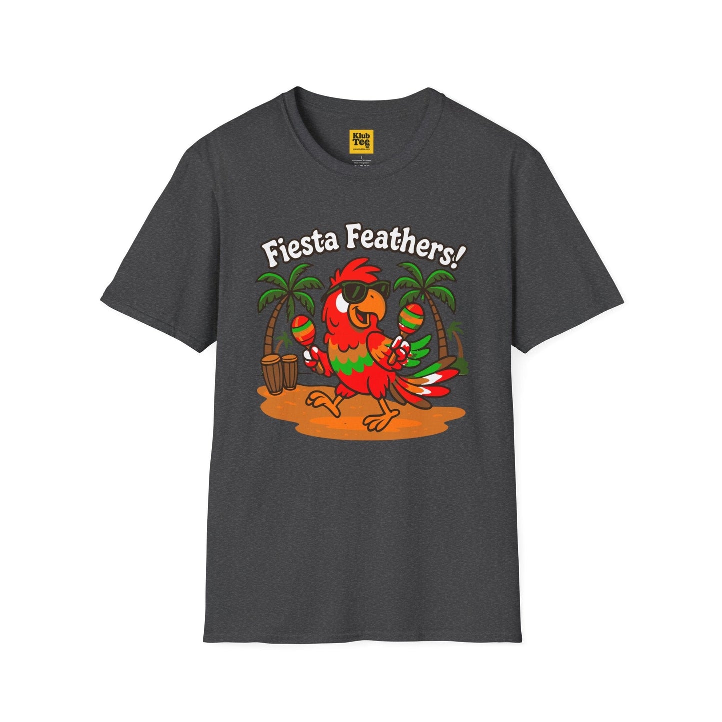 Fiesta Feathers T-Shirt - Tropical Parrot