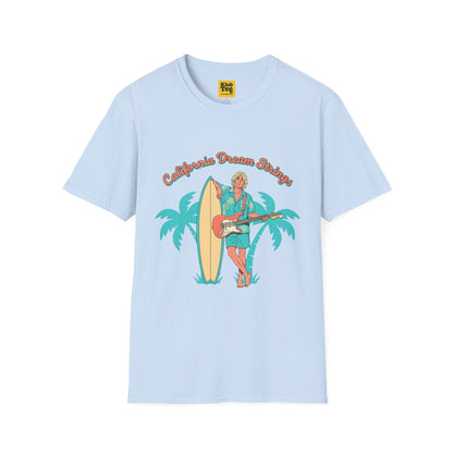 California Dreamin' Surf T-Shirt - Beach Vibes Tee
