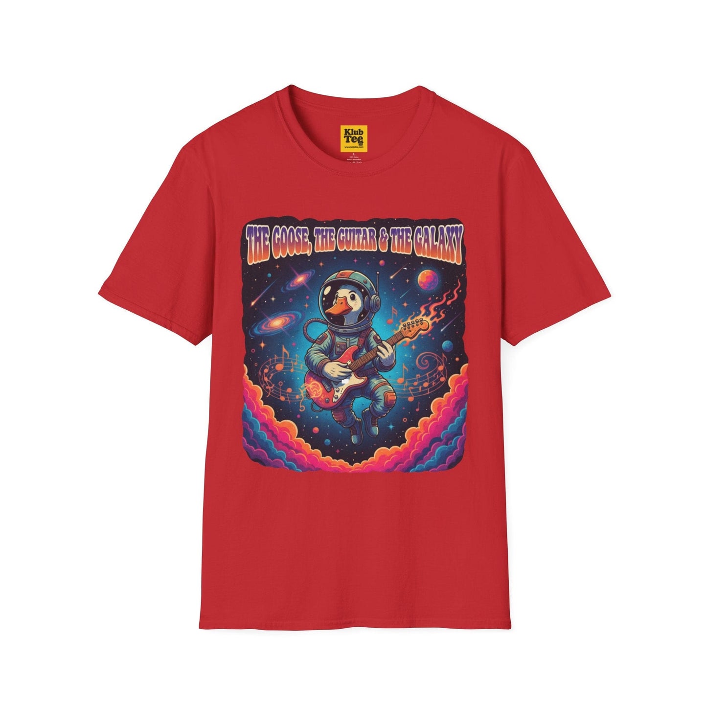 Groovy Galactic Guitar T-Shirt - Cosmic Music Tee