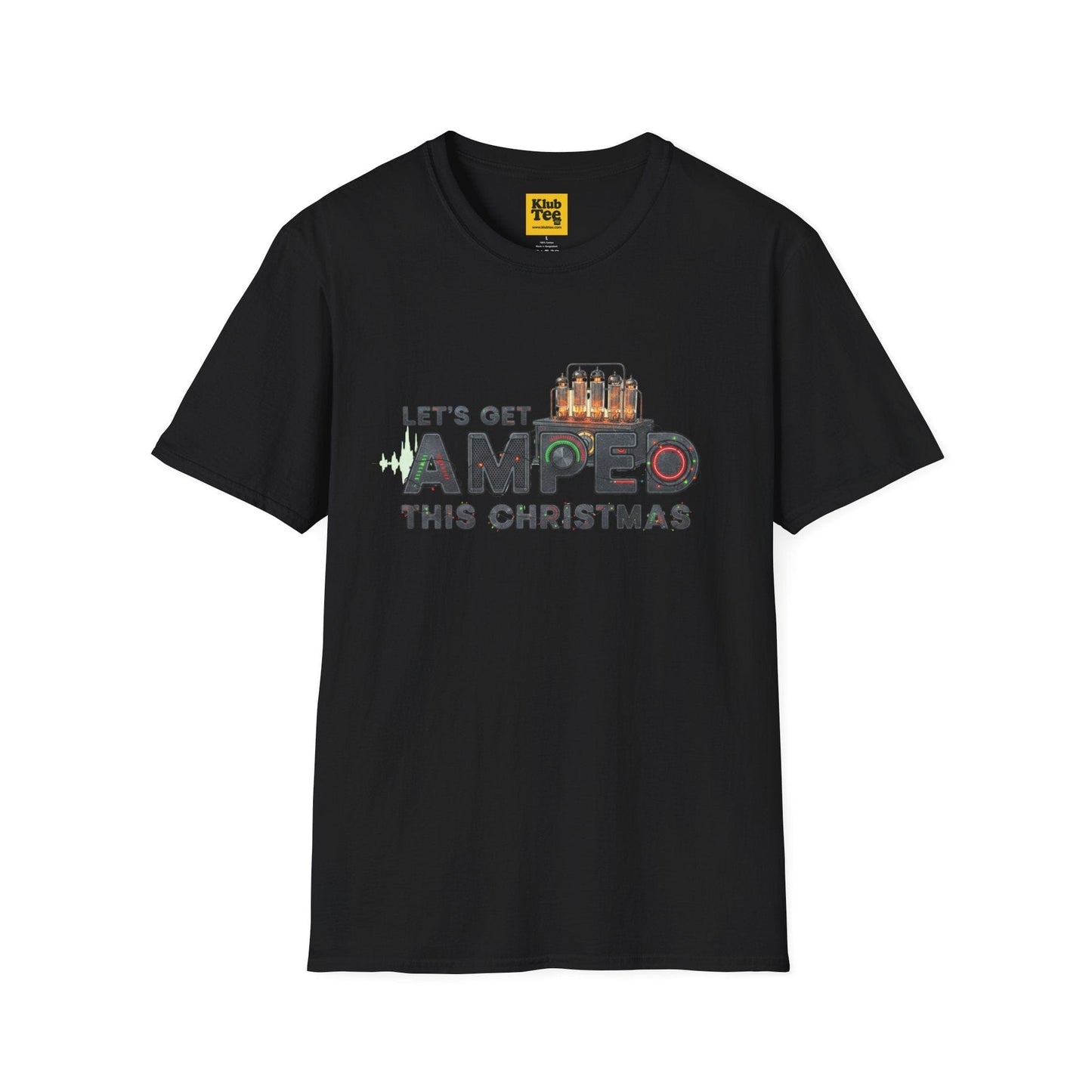 Amped Christmas T-Shirt - Rock Music Holiday Tee