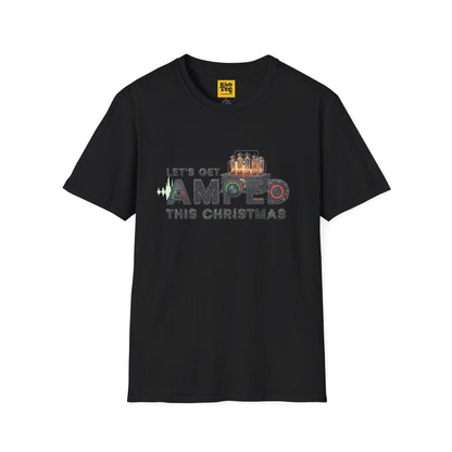 Amped Christmas T-Shirt - Rock Music Holiday Tee