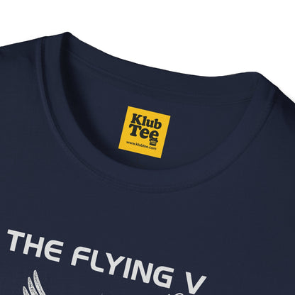 Flying V Guitar T-Shirt - Rock Icon Design