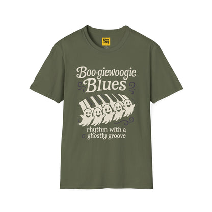Boo-giewoogie Blues Halloween T-Shirt - Ghostly Rhythm