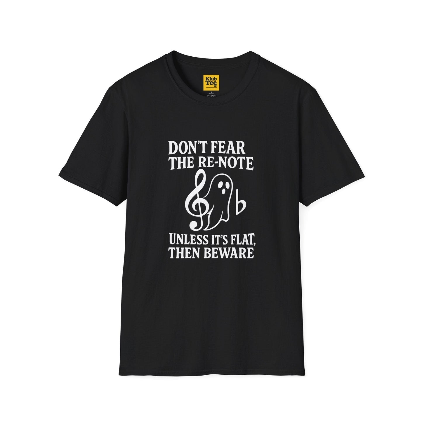 Ghostly Music Humour T-Shirt - Halloween Musician Gift