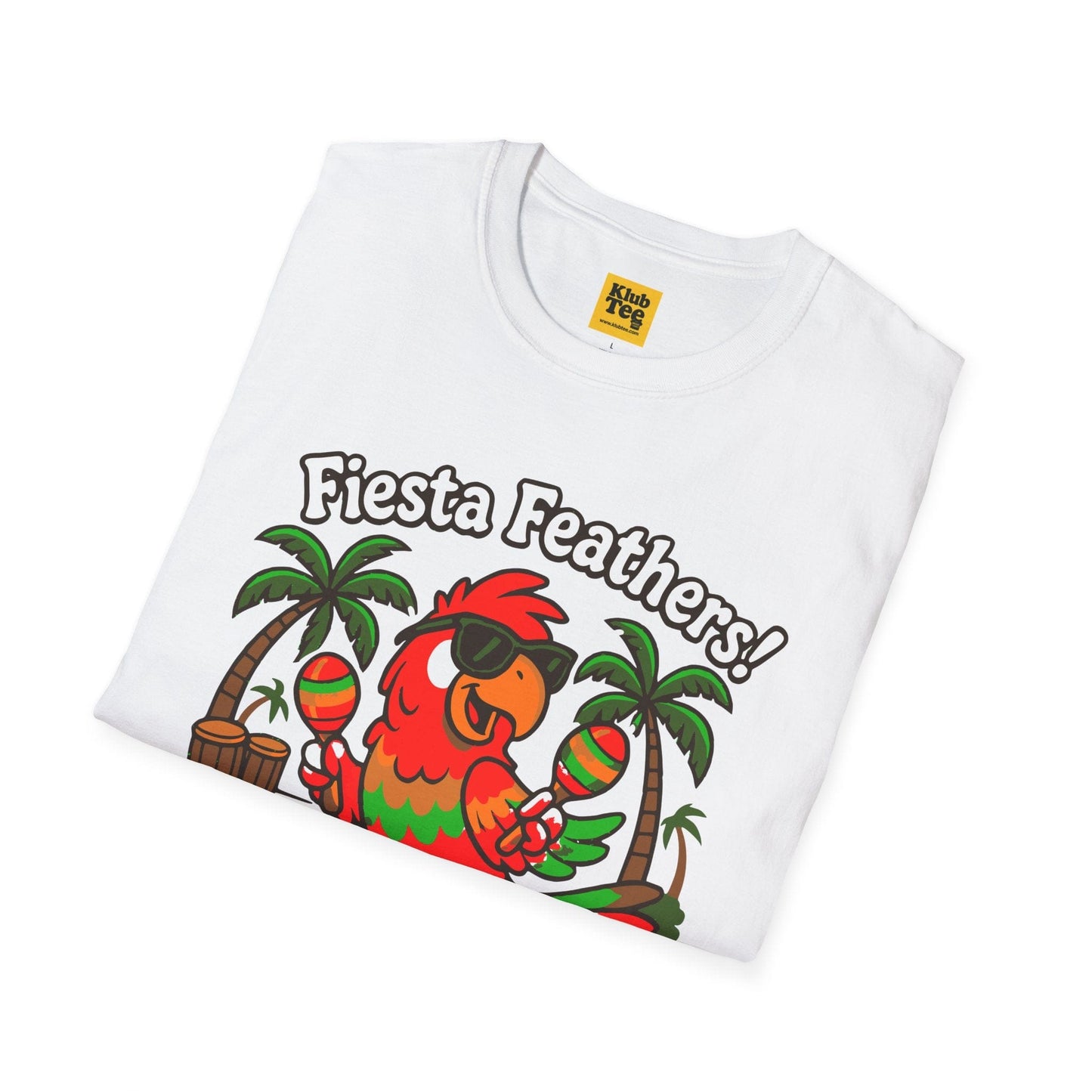 Fiesta Feathers T-Shirt - Tropical Parrot