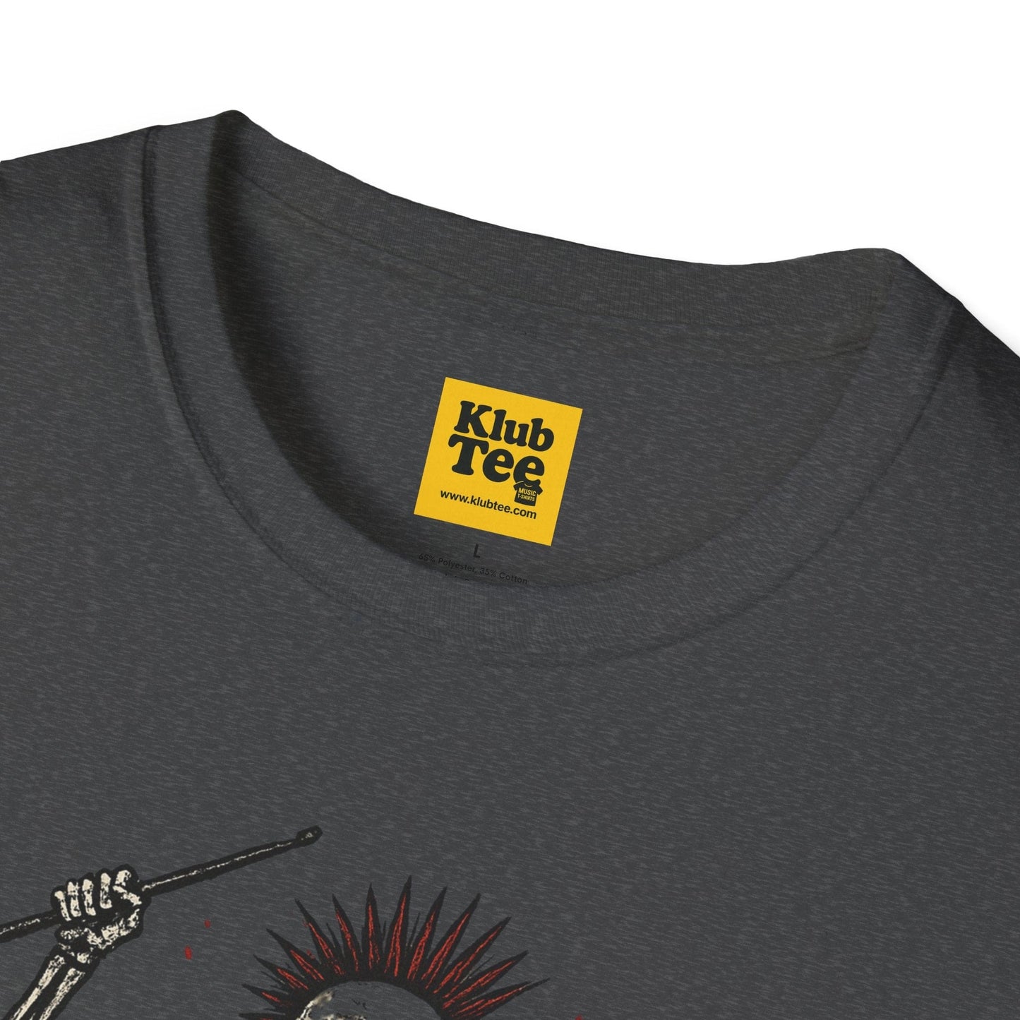 Rockin' Skeleton Drummer T-Shirt - Attitude Design