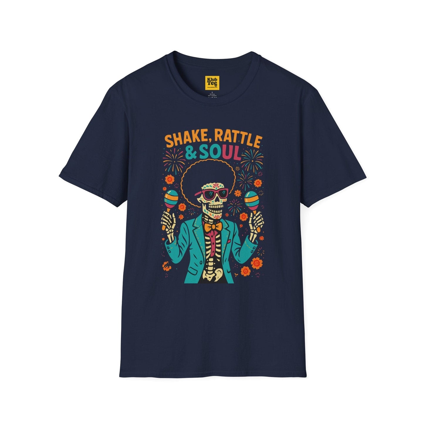 Shake Rattle & Soul T-Shirt - Skeleton Rock