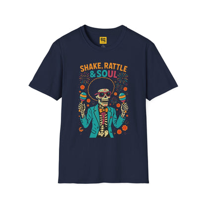 Shake Rattle & Soul T-Shirt - Skeleton Rock