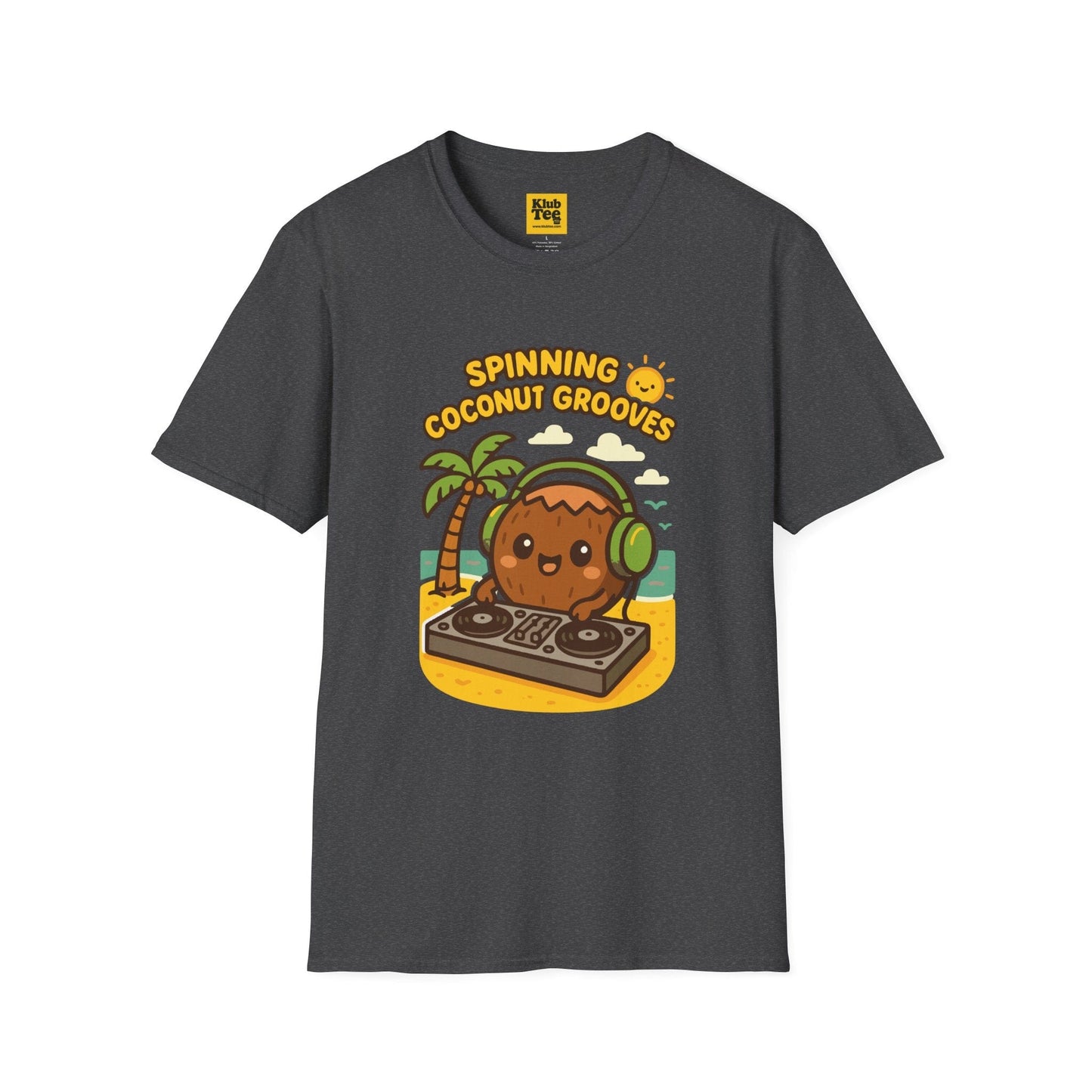 Coconut Grooves T-Shirt - Summer Party Vibes