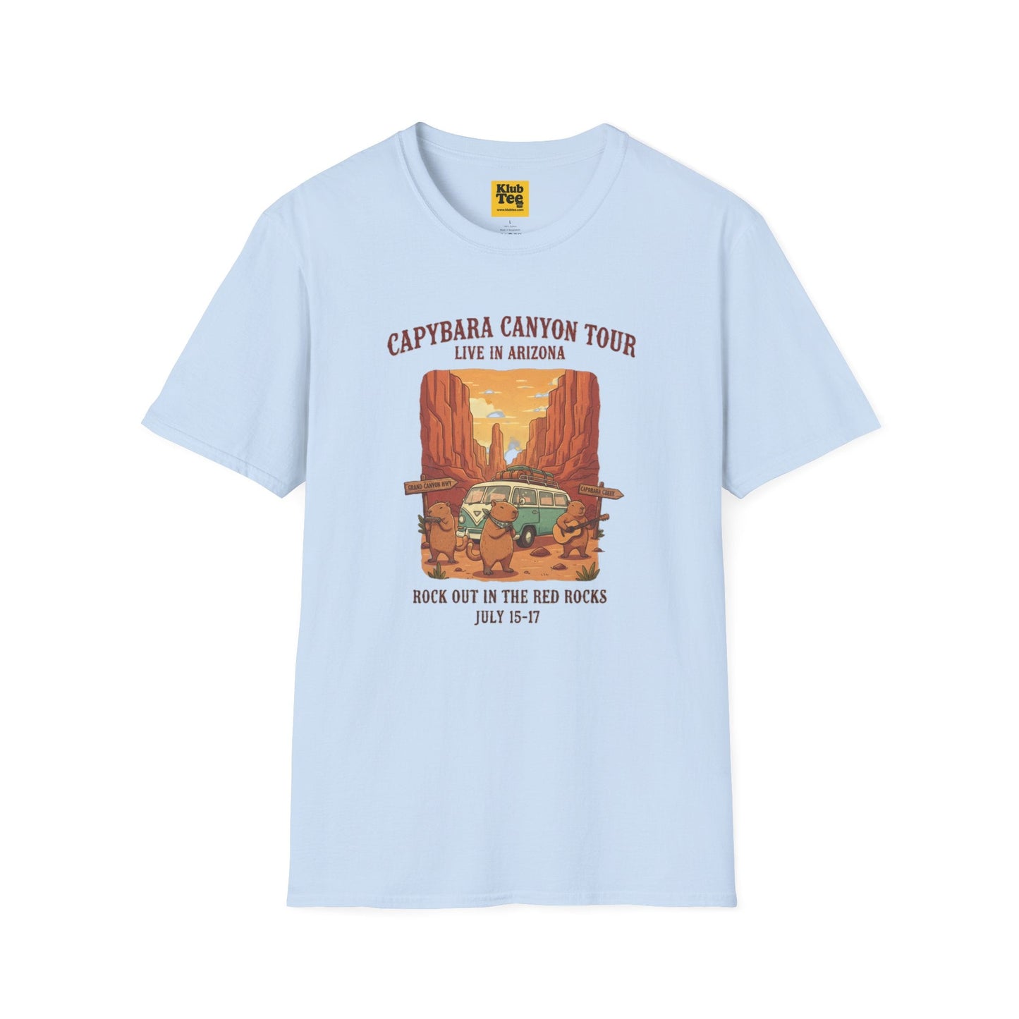 Capybara Canyon Tour T-Shirt - Arizona Adventure Tee