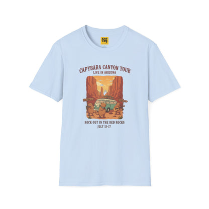 Capybara Canyon Tour T-Shirt - Arizona Adventure Tee