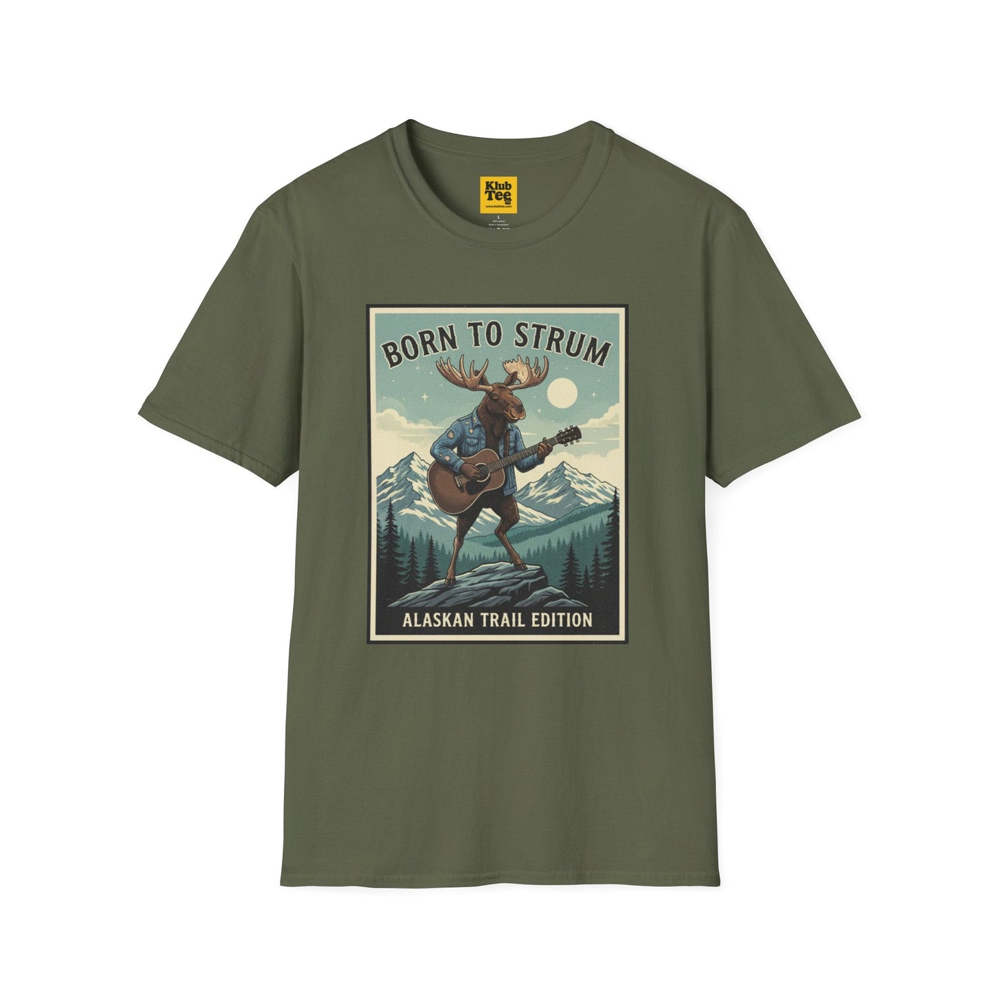 Alaskan Trail Moose T-Shirt - Nature Adventure Tee