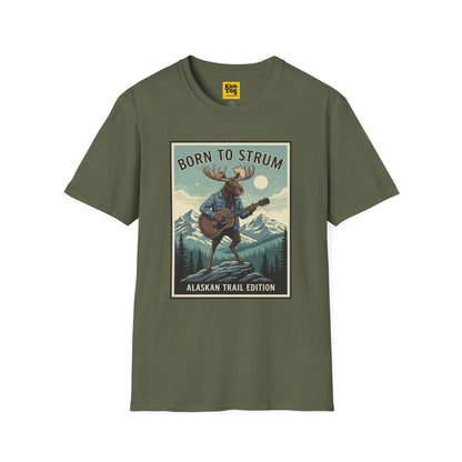 Alaskan Trail Moose T-Shirt - Nature Adventure Tee