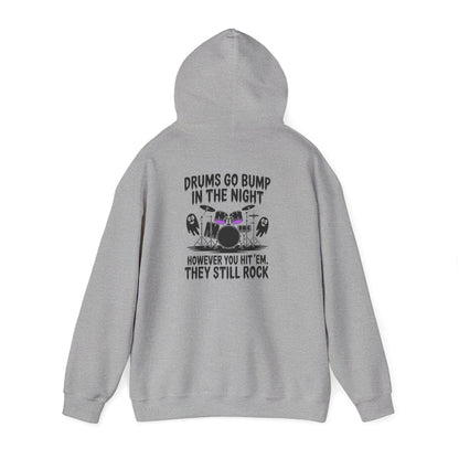 Halloween Pumpkin Drums Hoodie - Spooky Design