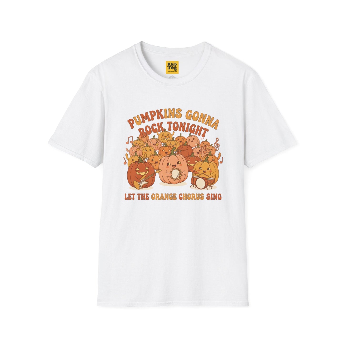 Pumpkin Rock Night T-Shirt - Halloween Fall Vibes