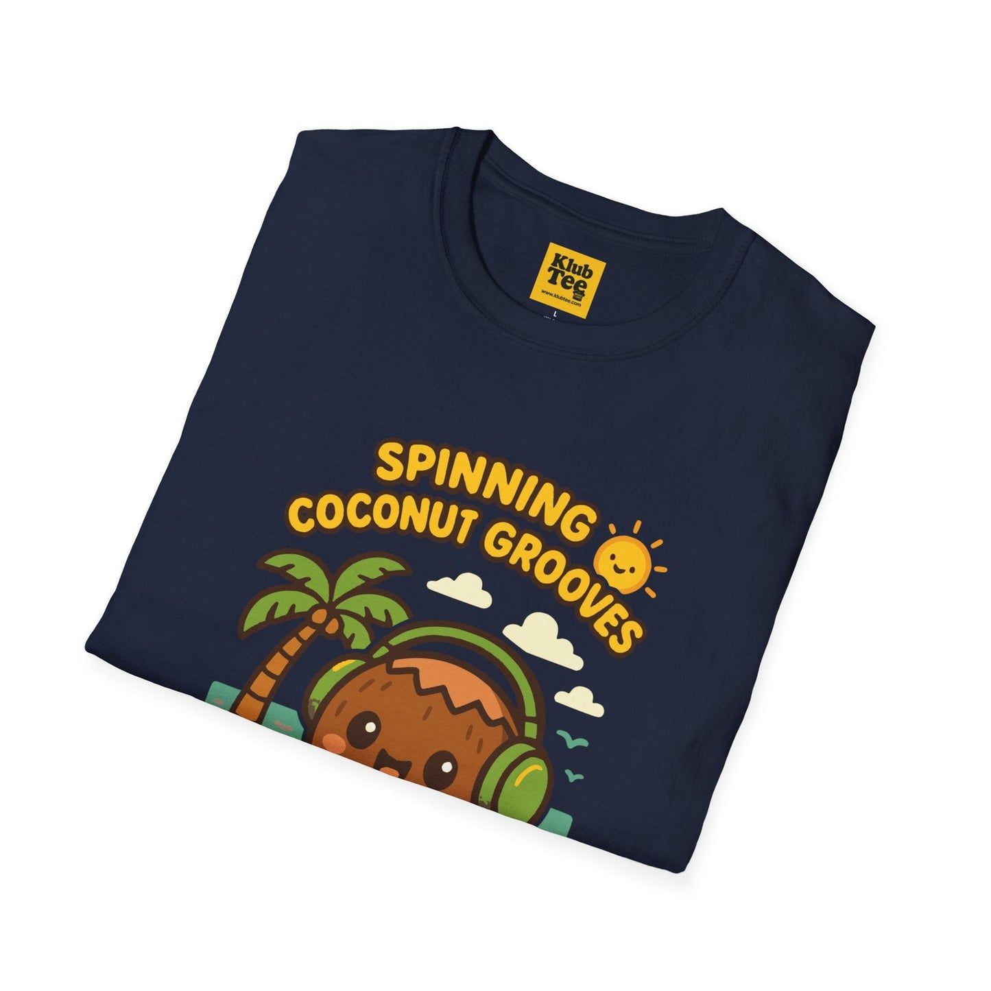 Coconut Grooves T-Shirt - Summer Party Vibes