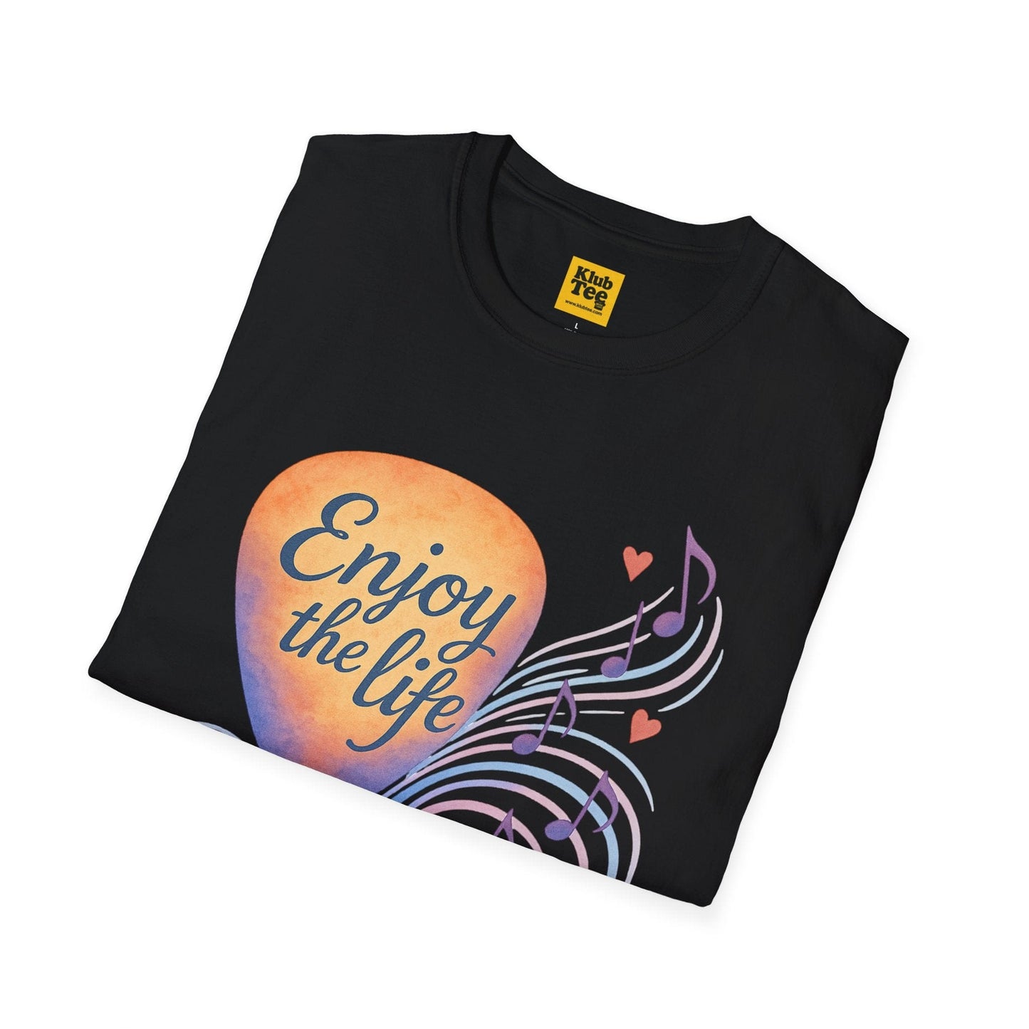 Enjoy The Life Music T-Shirt - Positive Vibes