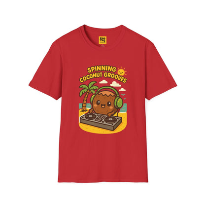 Coconut Grooves T-Shirt - Summer Party Vibes