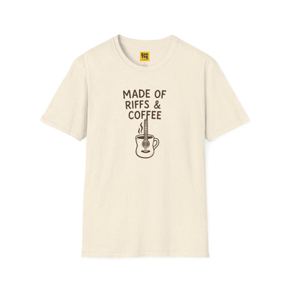 Made of Riffs & Coffee T-Shirt - Musician Life
