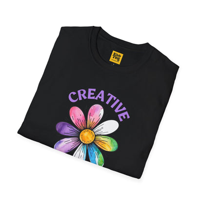 Creative and Humble T-Shirt - Floral Music