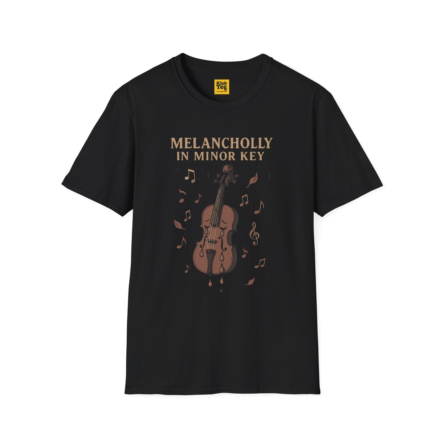 Melancholy Violin T-Shirt - Emotional Music