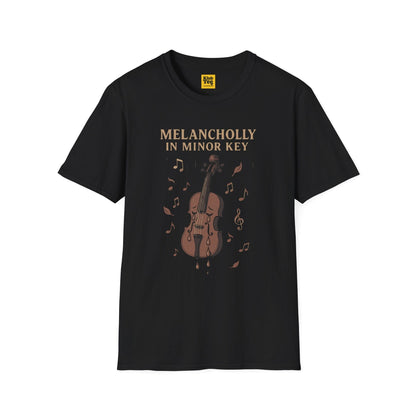 Melancholy Violin T-Shirt - Emotional Music