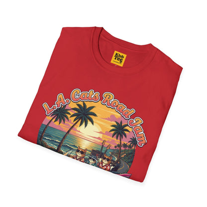 Retro LA Beach Vibes T-Shirt - Summer Vacation Tee
