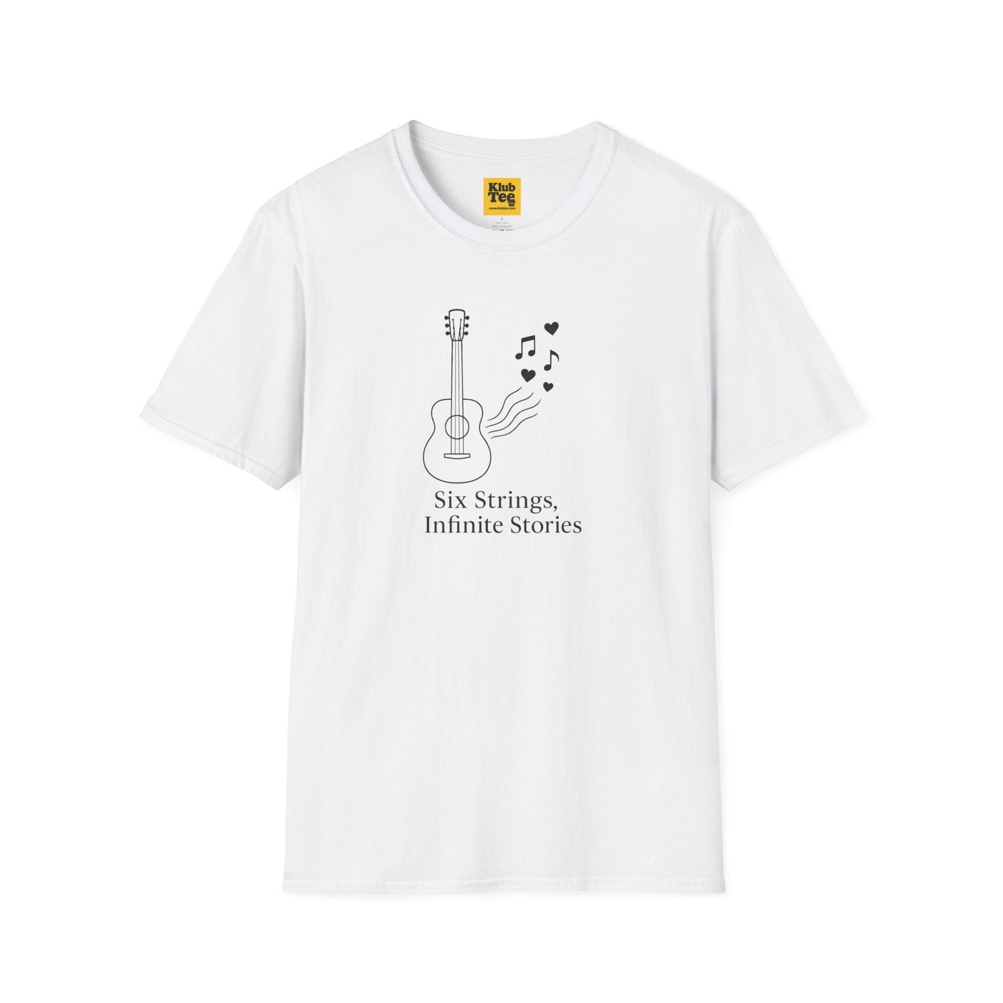 Six Strings Infinite Stories T-Shirt - Guitar