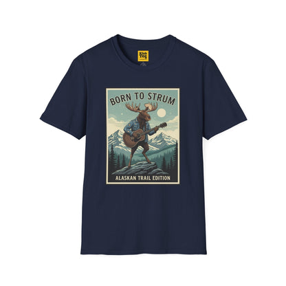 Alaskan Trail Moose T-Shirt - Nature Adventure Tee