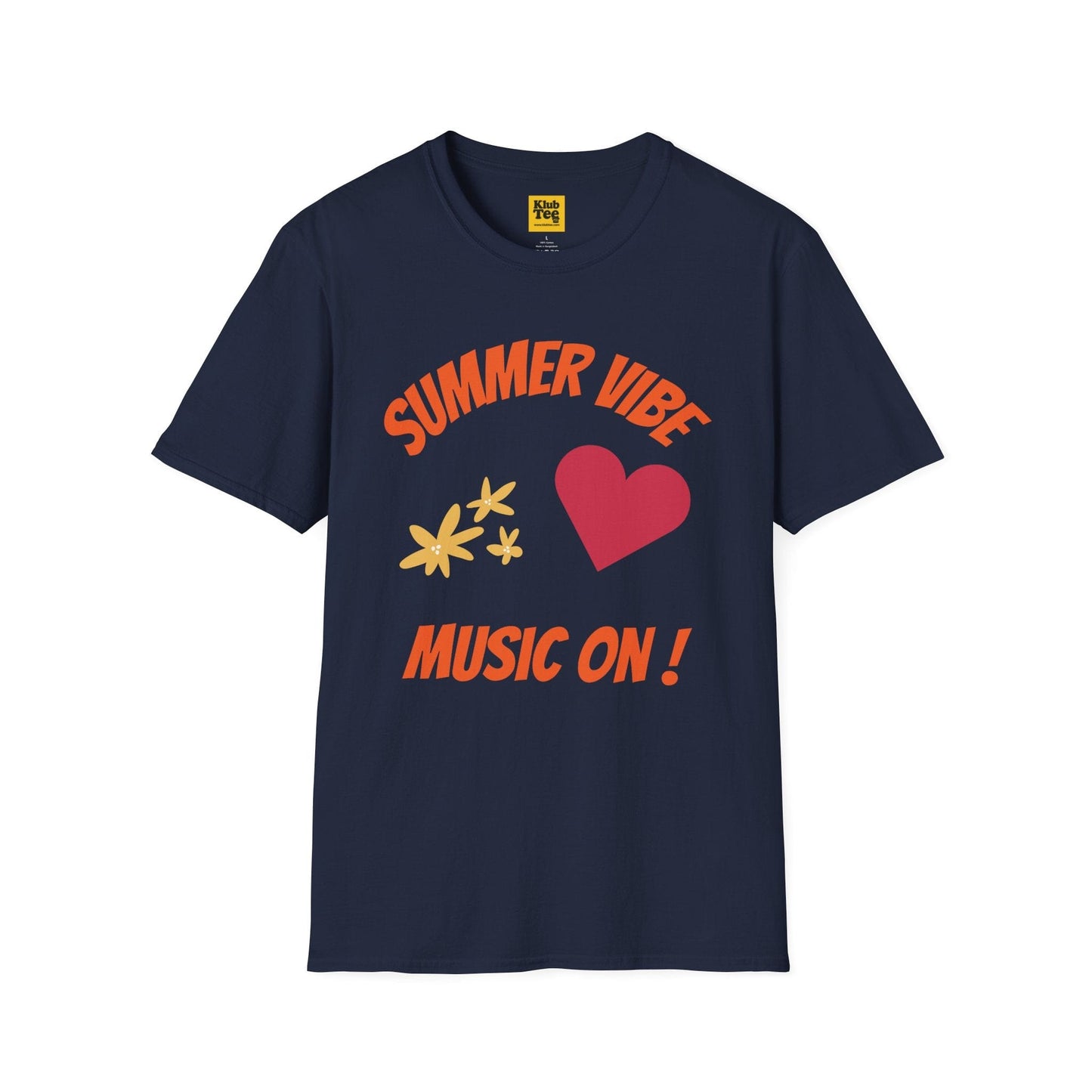 Summer Vibe Music On T-Shirt - Seasonal