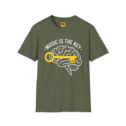 Music is the Key T-Shirt - Graphic Design