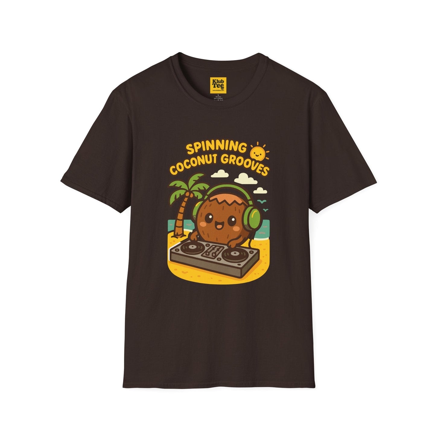 Coconut Grooves T-Shirt - Summer Party Vibes