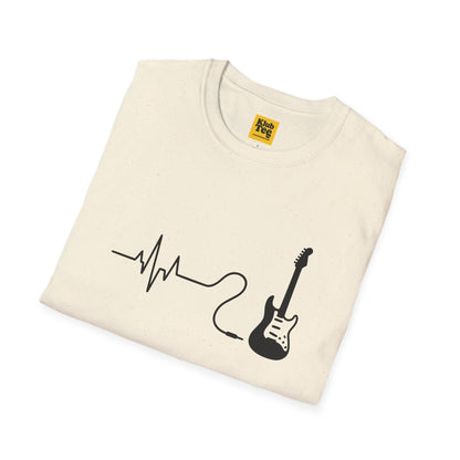 Heartbeat Guitar T-Shirt - Music Life
