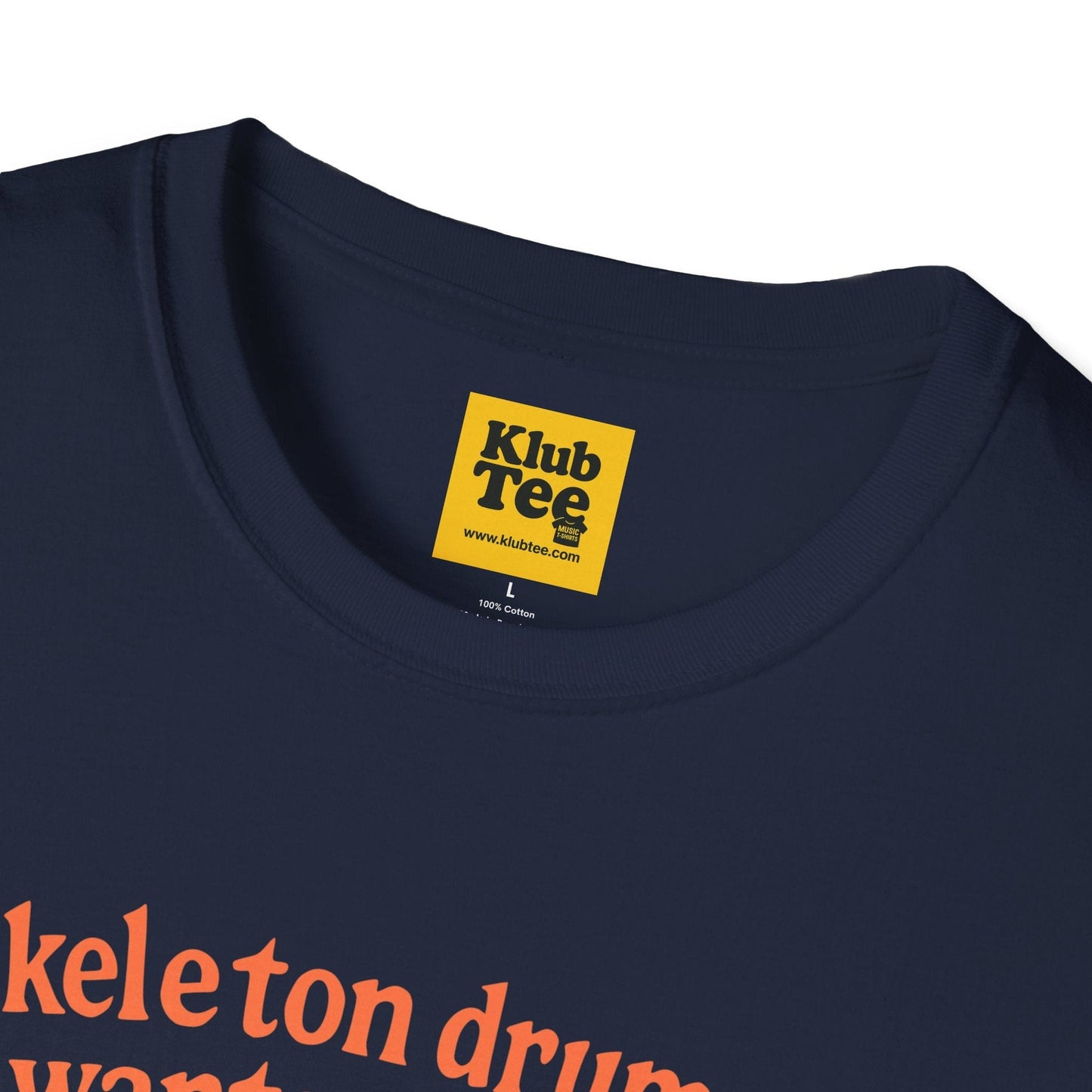 Halloween Skeleton Drummer T-Shirt - Spooky Musician