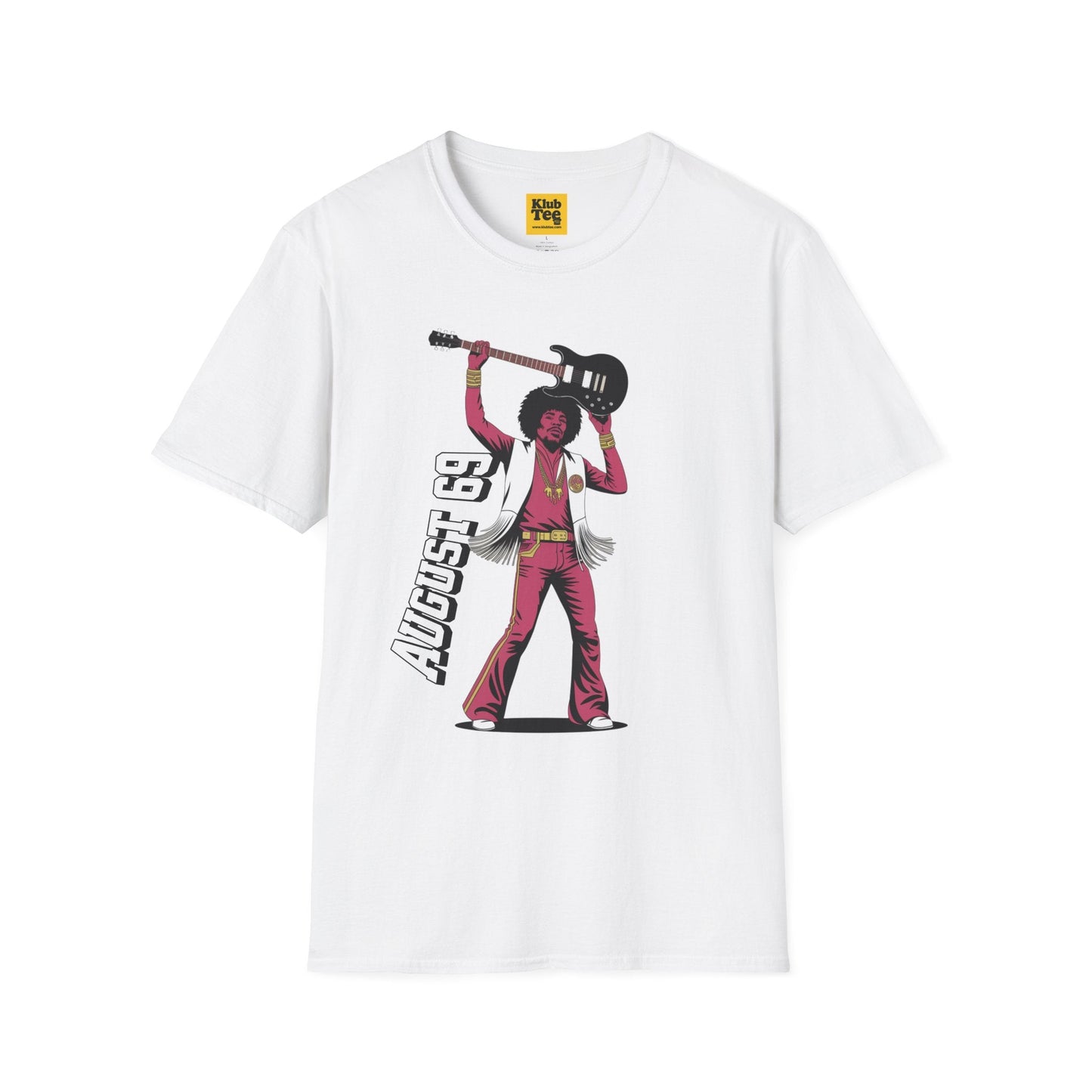 August 69 Guitar Rock Tee | Retro Musician Graphic