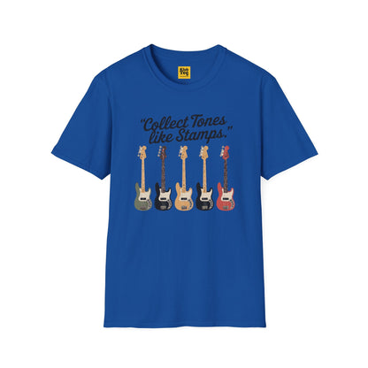 Collect Tones Like Stamps T-Shirt - Music Quote