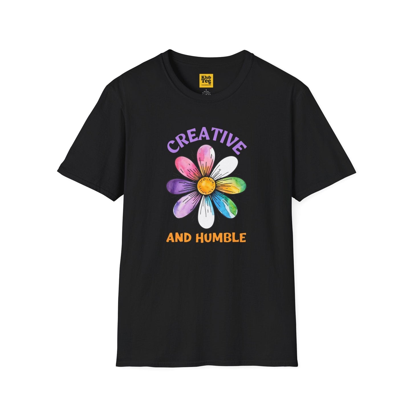 Creative and Humble T-Shirt - Floral Music