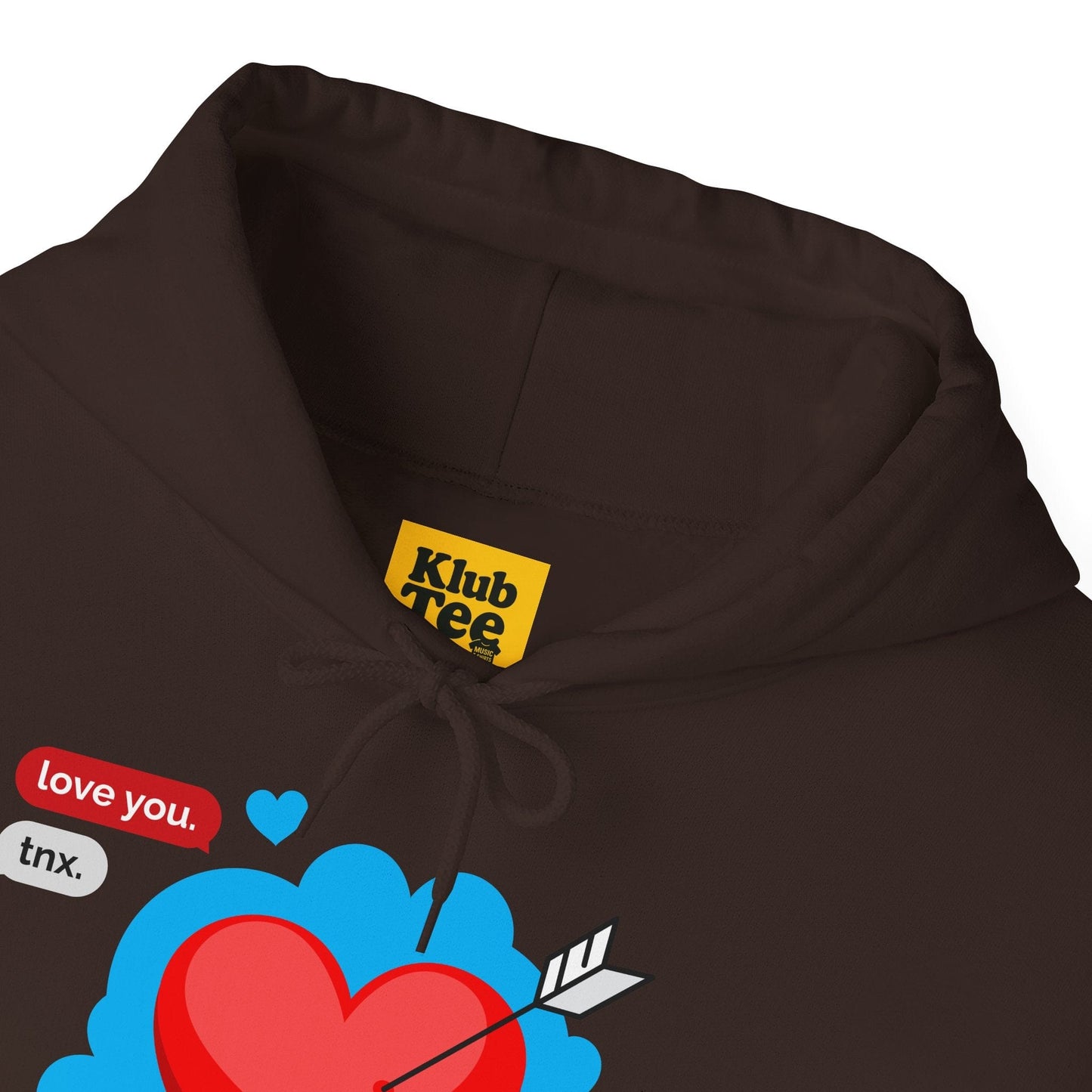 Love You Heart Hoodie - Gift for your love
