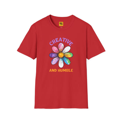 Creative and Humble T-Shirt - Floral Music
