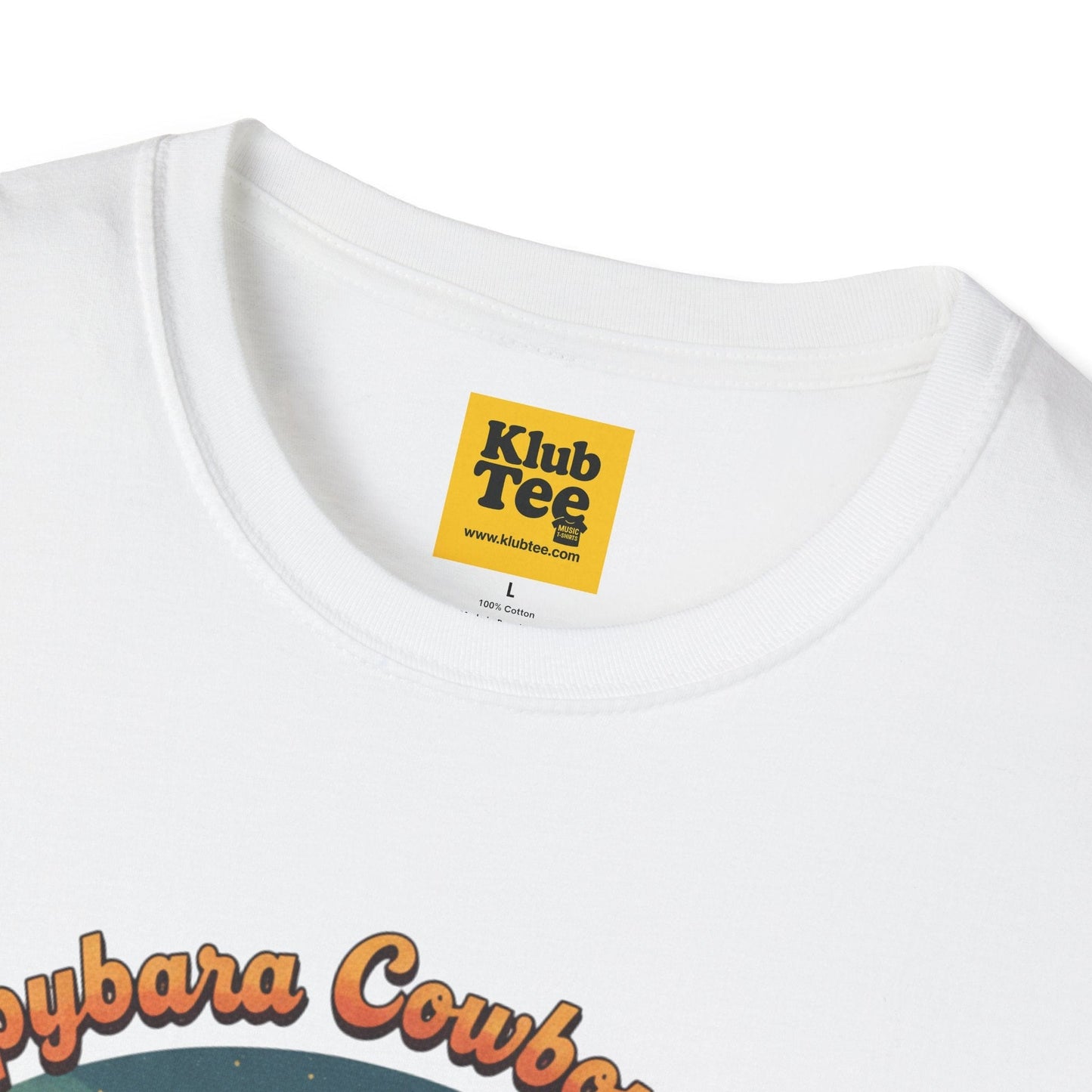 Capybara Cowboy Band T-Shirt - Road Trip Adventure Tee